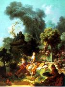 Jean-Honore Fragonard The Lover Crowned china oil painting reproduction